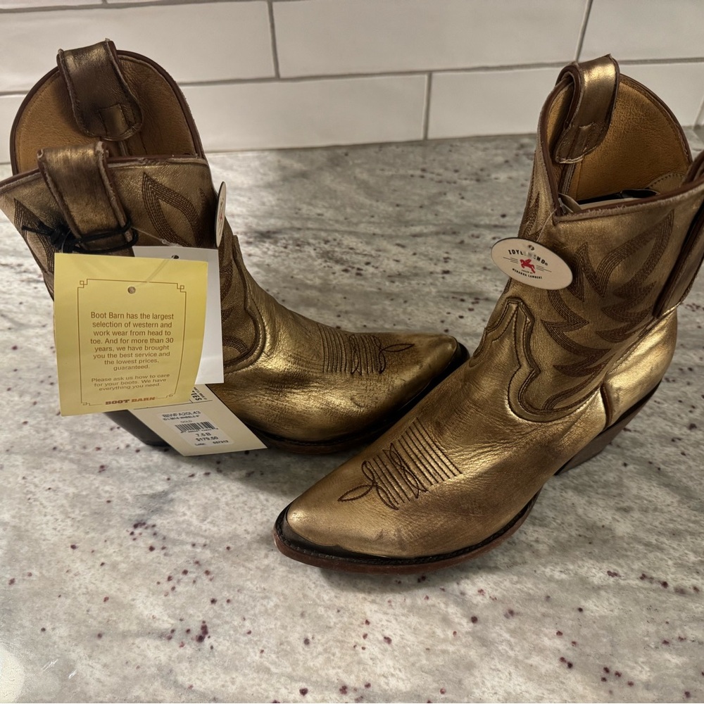 Idyllwind Gold Ankle Boots